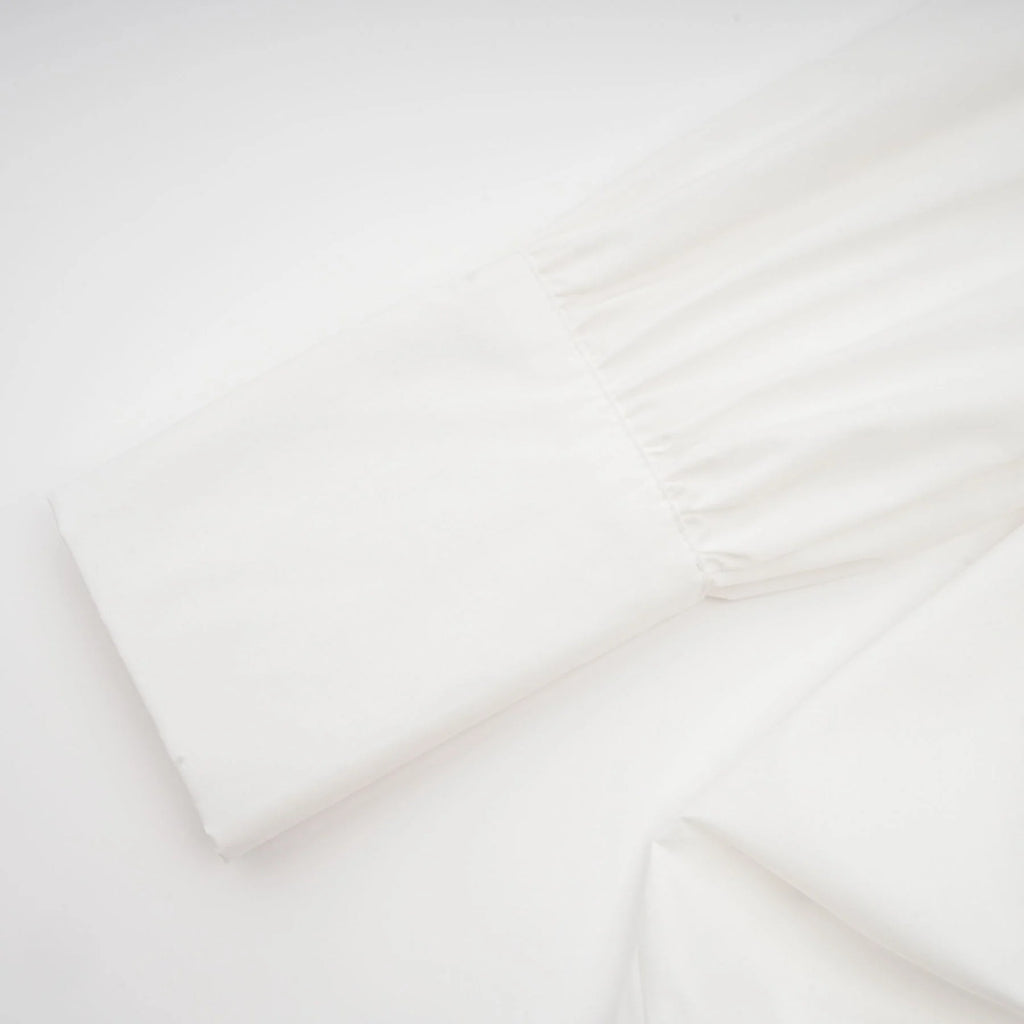 Emma Shirt - Lapels - Long Sleeves - V Neck - Buttoned Cuffs