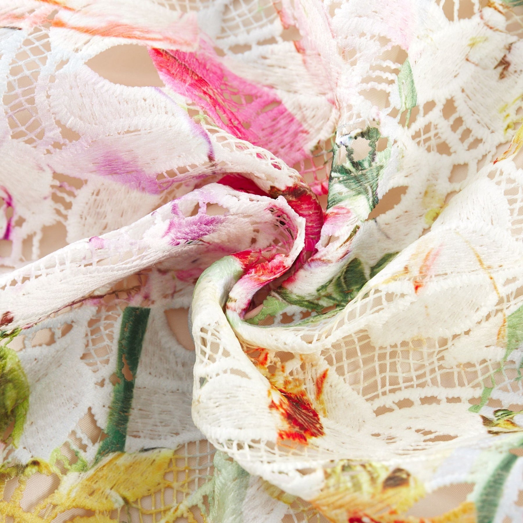 Enora Midi Dress - Sleeveless Cut - V - Neckline - Spaghetti Straps - Floral Embroidery - A - Line Silhouette