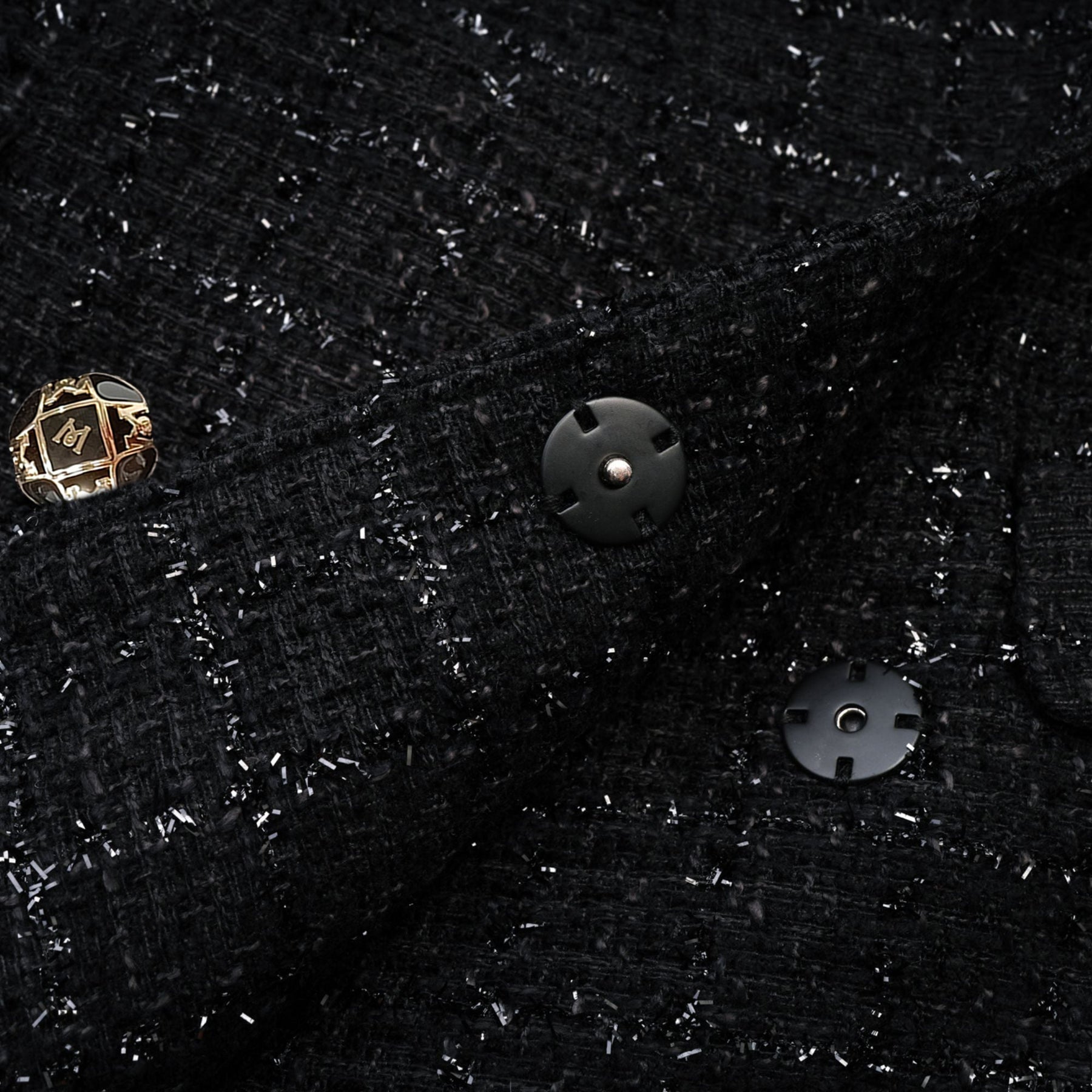 Erin Coat - Open Neck Design - Long Sleeves - Lapels with Bow Detail