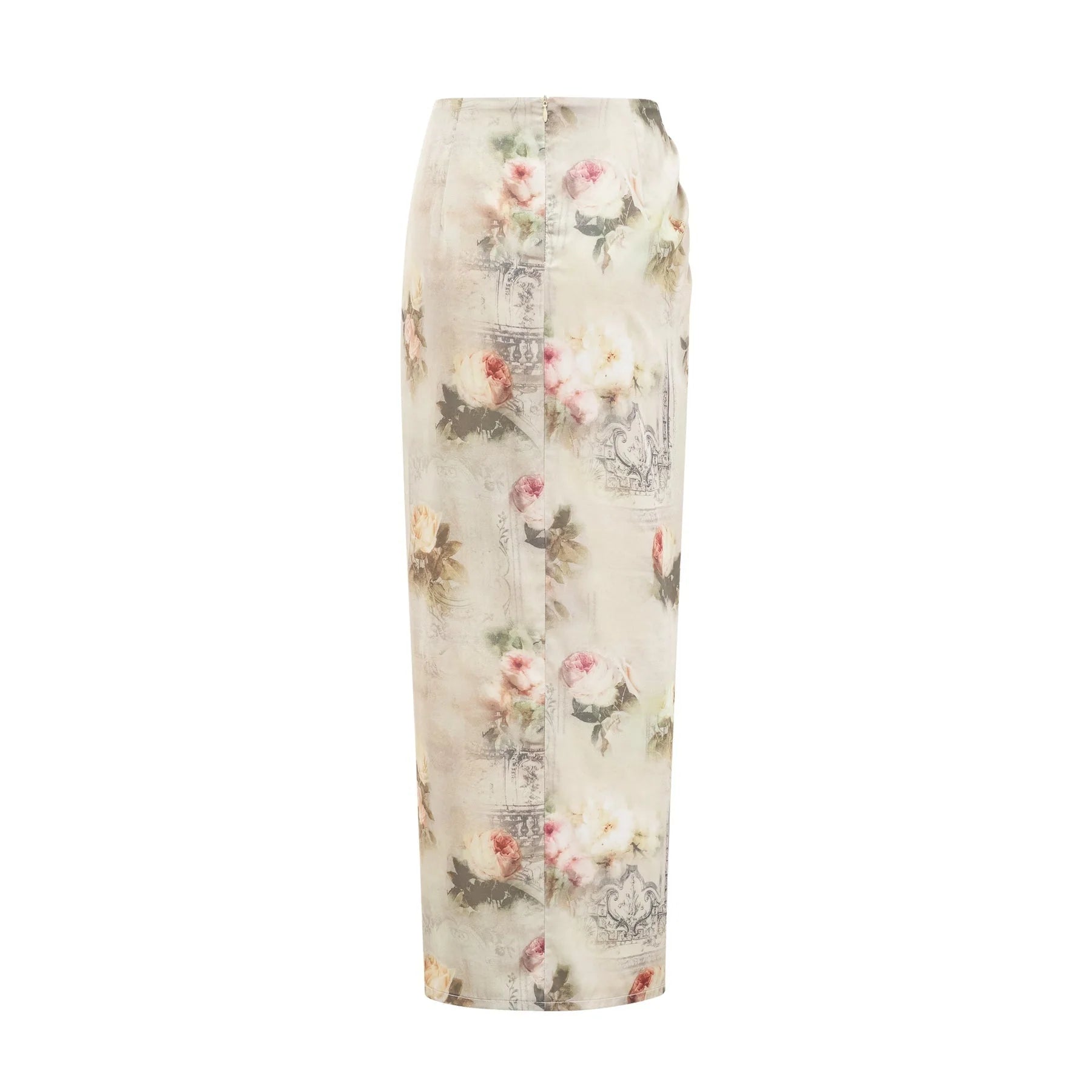 Fabiola Midi Dress – Sleeveless – Wide Shoulder Straps – All - over Floral Print