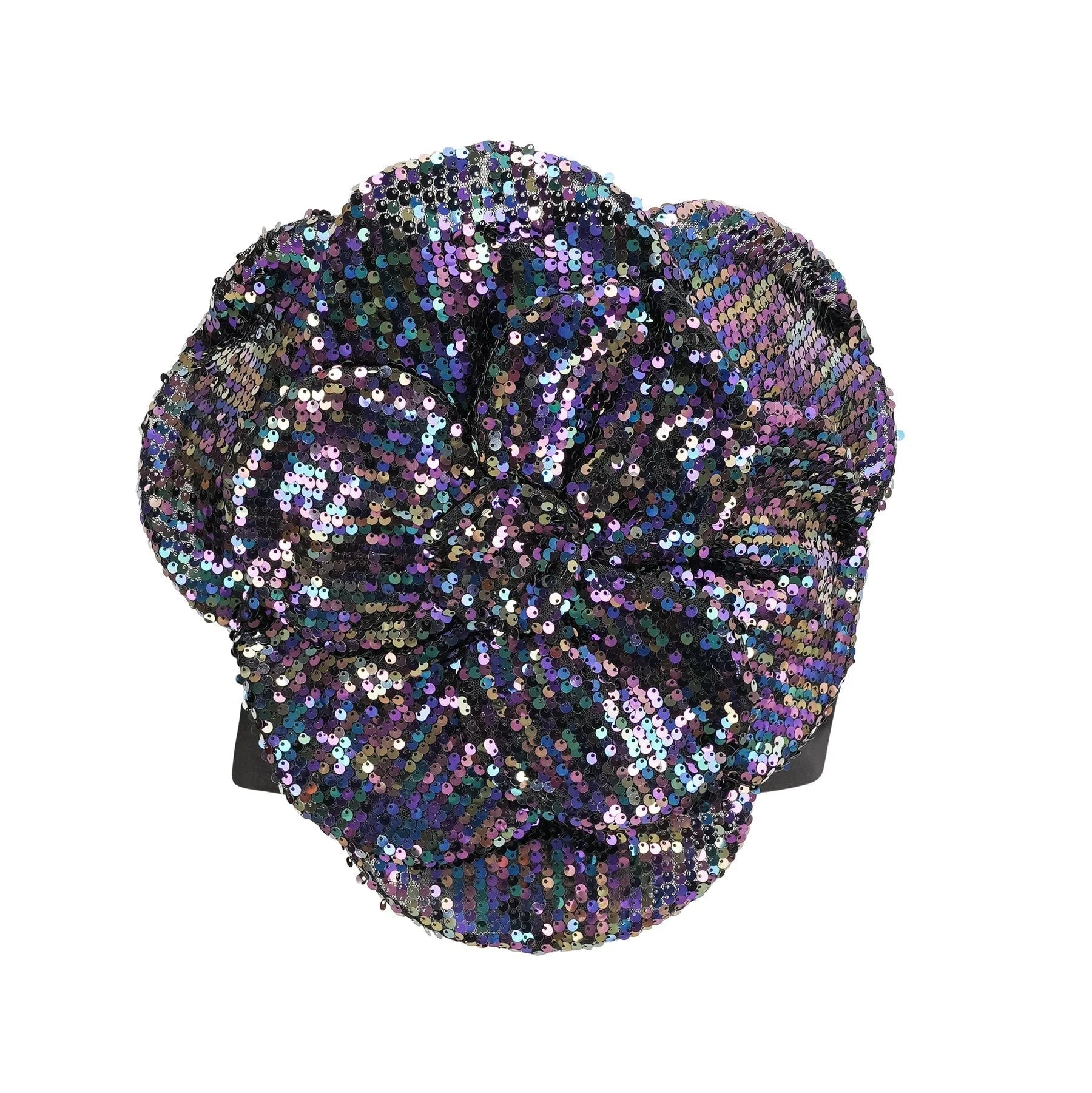 Fiona Floral Top - Off - the - Shoulder Design - Sequin Embellishments - Faux - Flower Detailing - Cropped Length