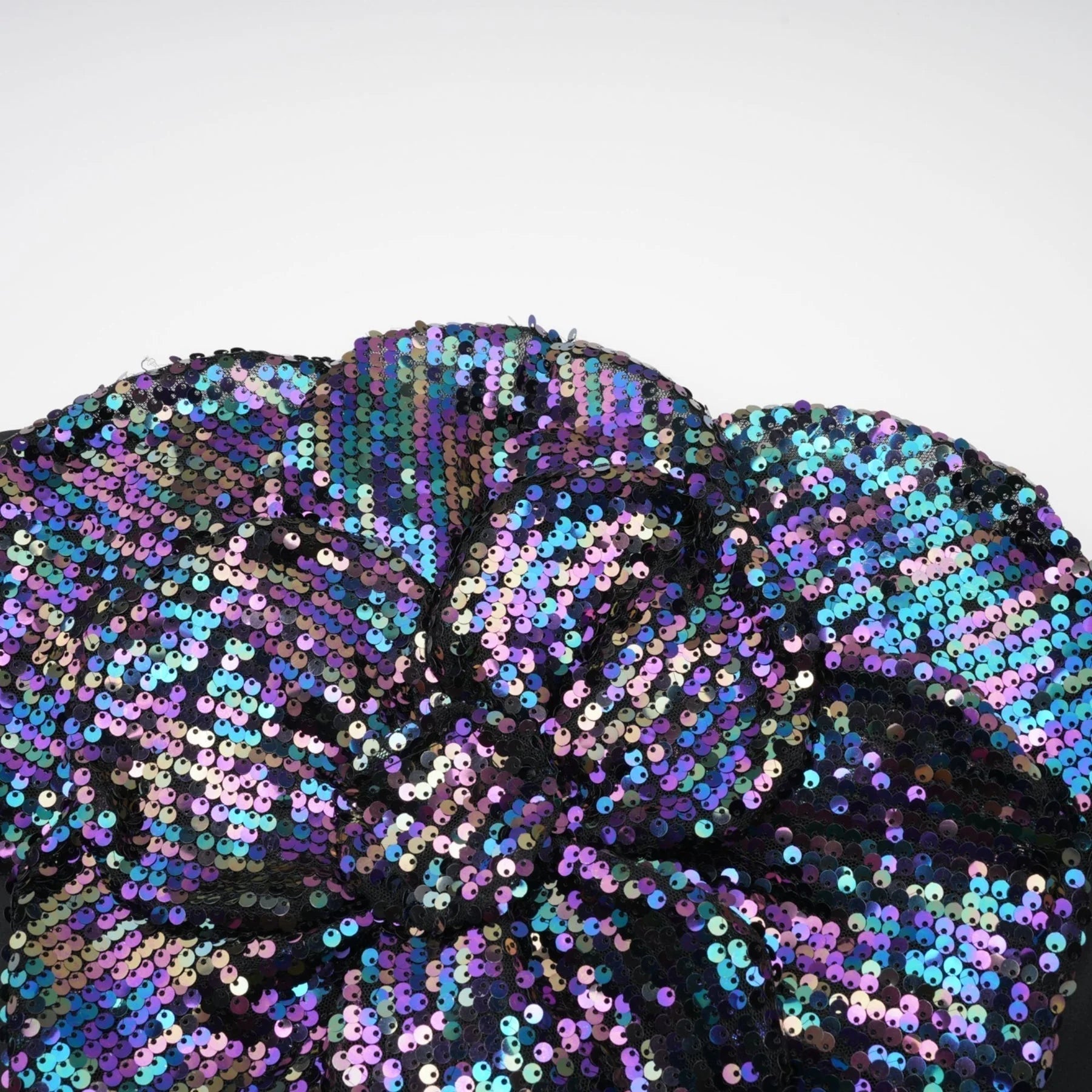 Fiona Floral Top - Off - the - Shoulder Design - Sequin Embellishments - Faux - Flower Detailing - Cropped Length