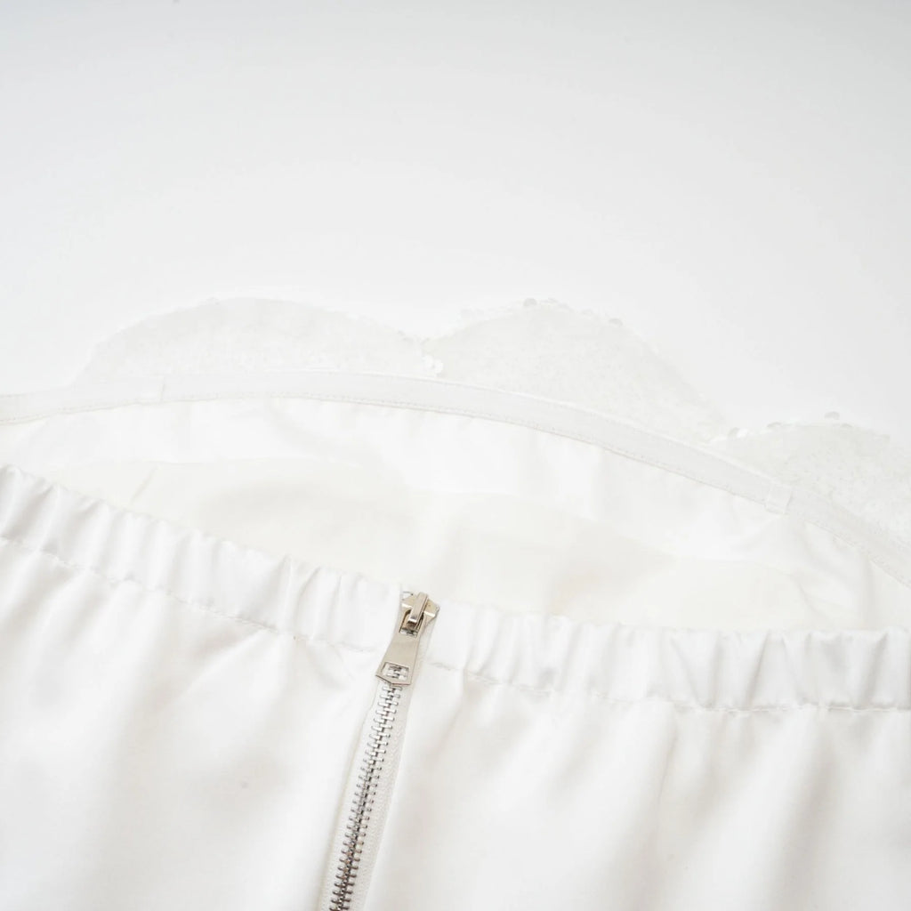 Fiona Floral Top - Off - the - Shoulder Design - Sequin Embellishments - Faux - Flower Detailing - Cropped Length