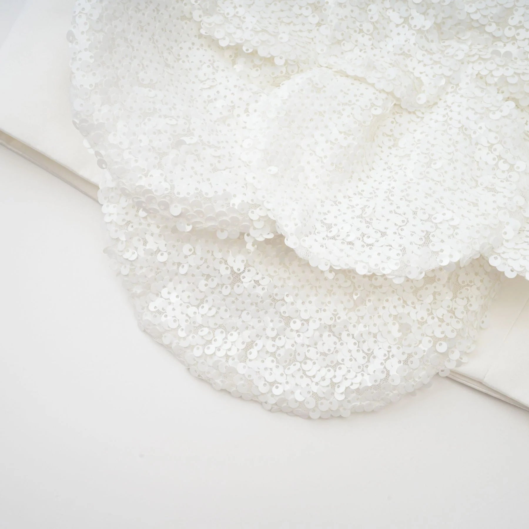 Fiona Floral Top - Off - the - Shoulder Design - Sequin Embellishments - Faux - Flower Detailing - Cropped Length