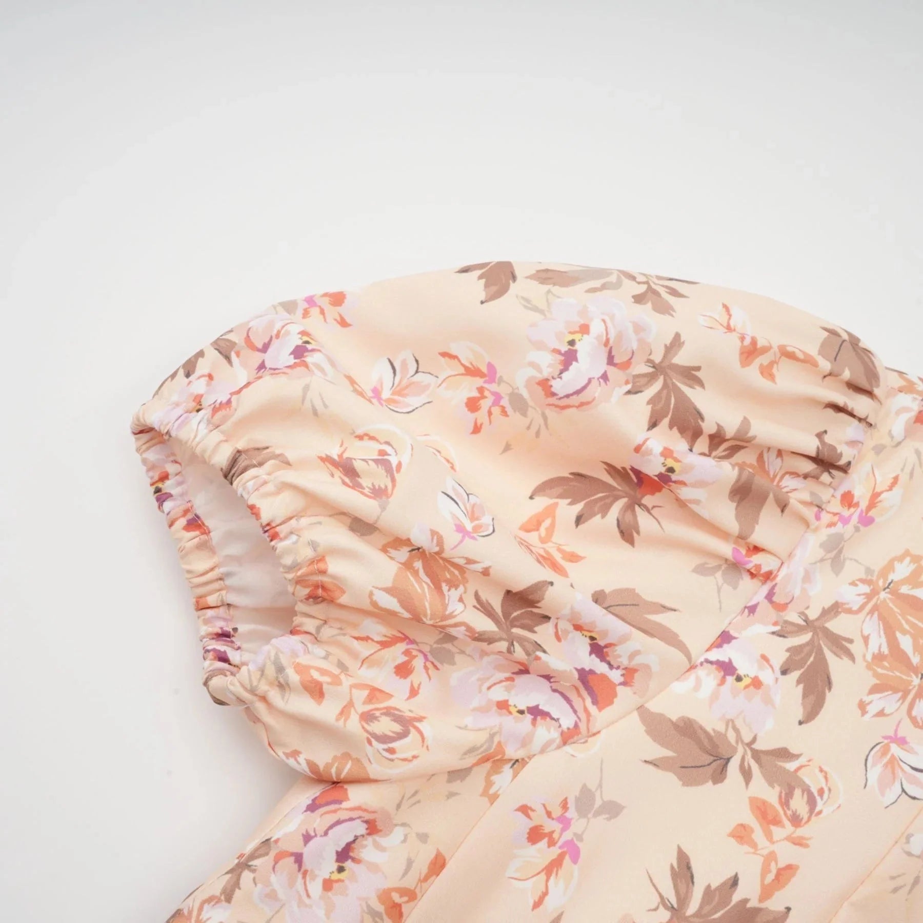 Fiona Mini Dress Yellow Floral Print Pleated