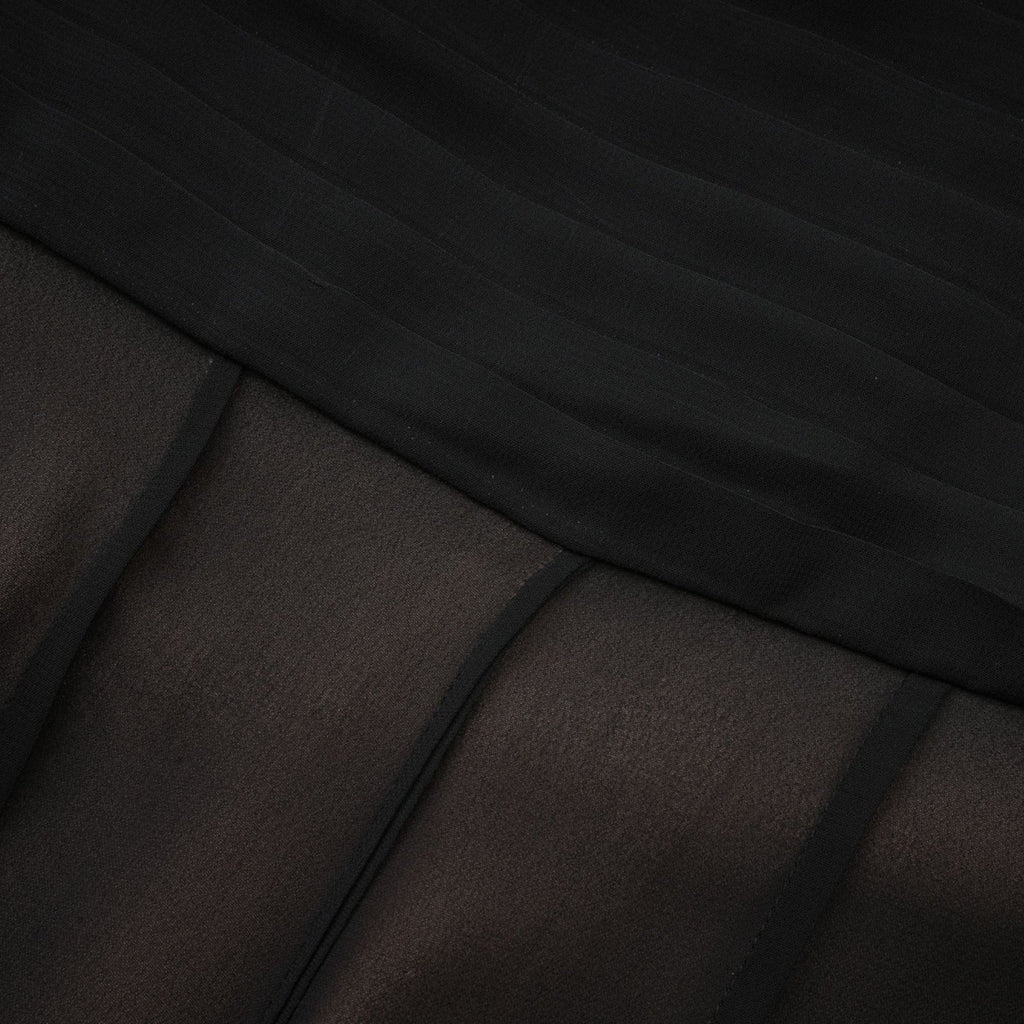 Francesca Maxi Dress - Tulle Fabric with Pleat Detailing - Ruched Design - Ruffled Hem and Concealed Rear Zip Fastening