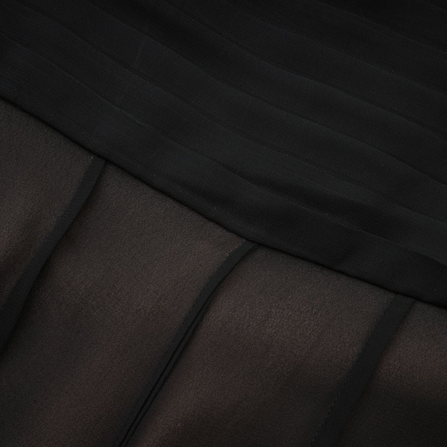 Francesca Maxi Dress - Tulle Fabric with Pleat Detailing - Ruched Design - Ruffled Hem and Concealed Rear Zip Fastening