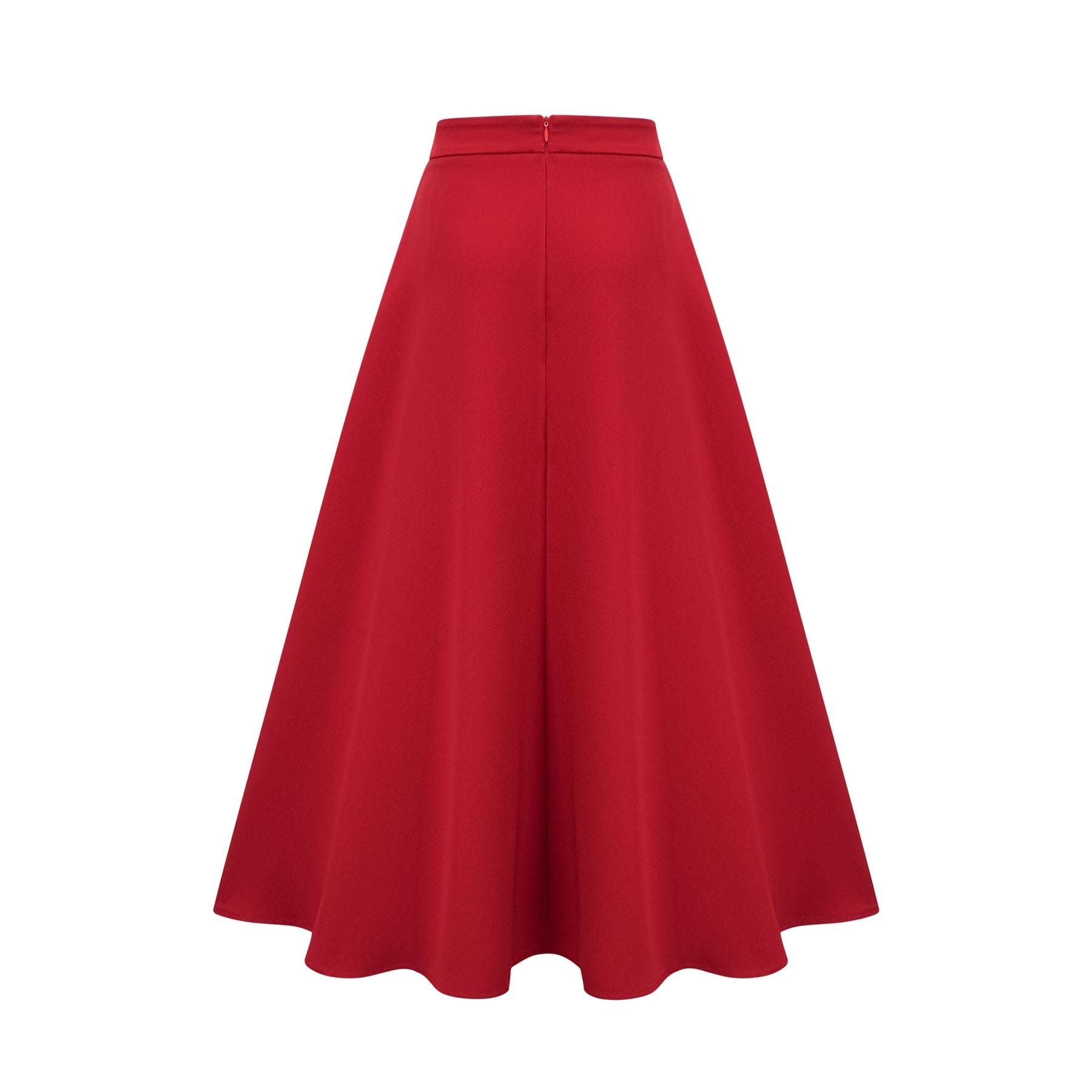 Gemma Blouse & Skirt - Crew Neck - Short Petal Sleeves - Pleated Detailing - Ruffled Trim