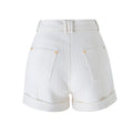 Gemma Tailored High - Waist Shorts - Structured Silhouette - Versatile Styling - Lightweight Fabric - Signature Buckle Feature