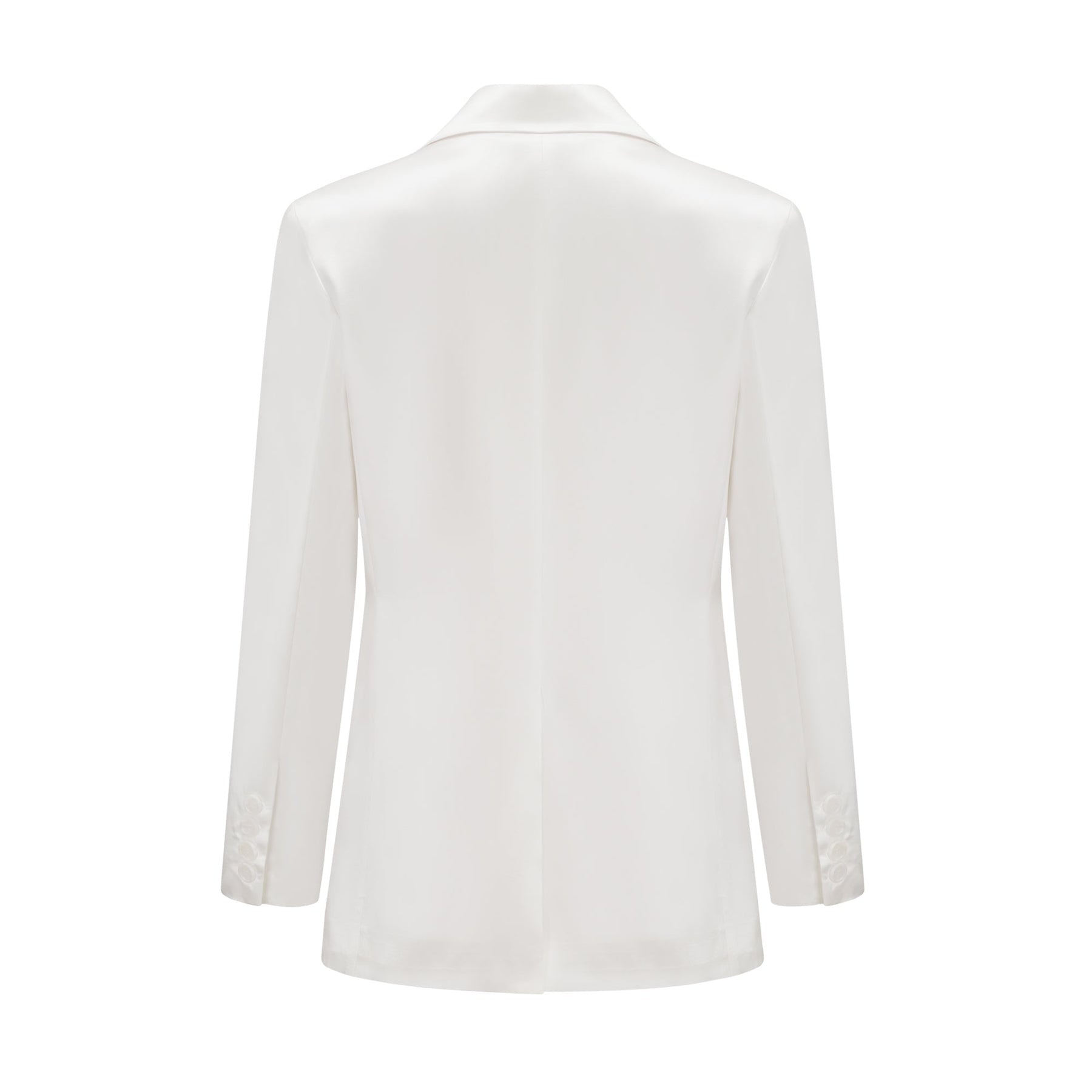 Genesis Blazer - Notch lapel - Long sleeves - Shoulder pads - Front button closure