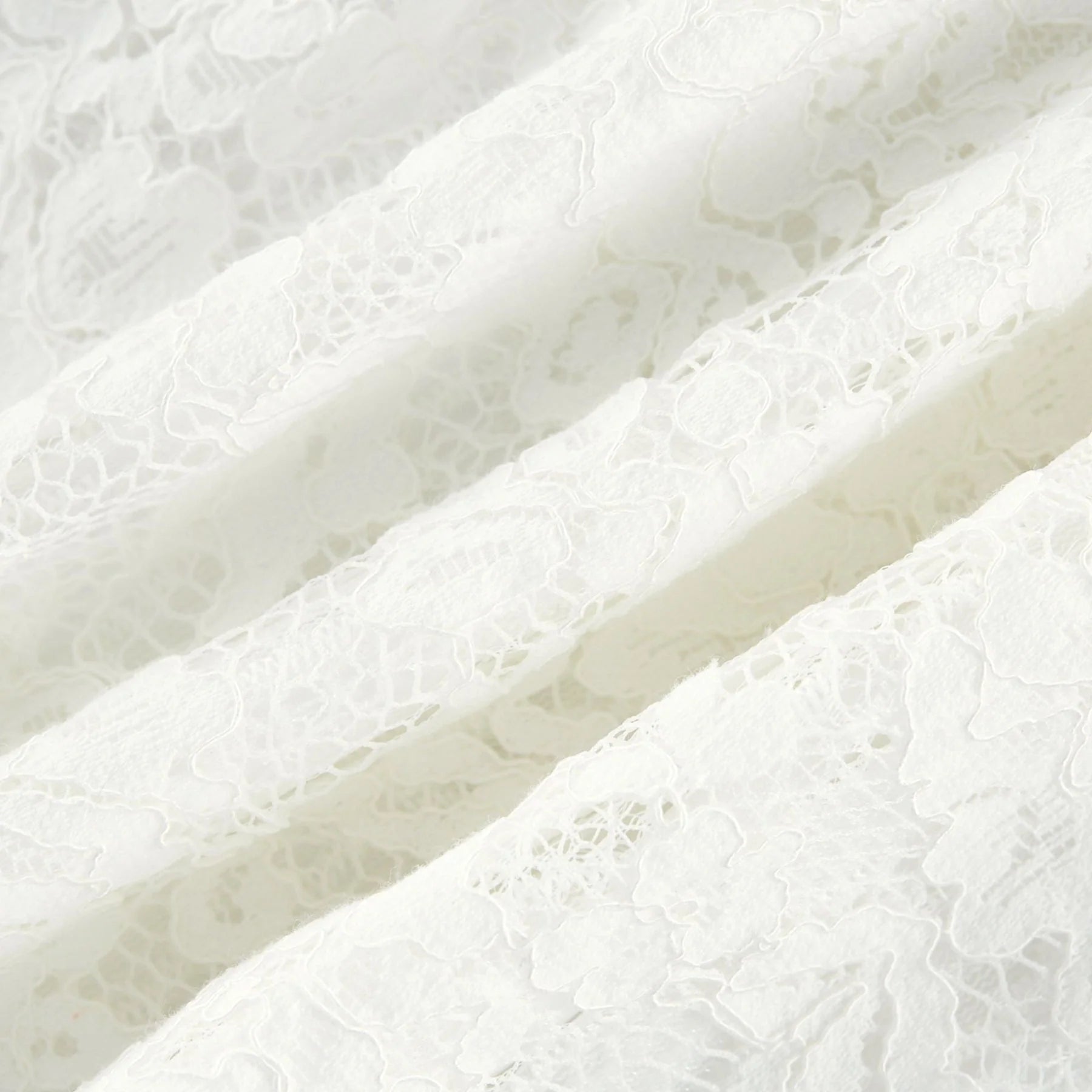 Ginetta Midi Dress - V - Neck Design - Floral Embroidery - Lace Trim - Cut - Out Details