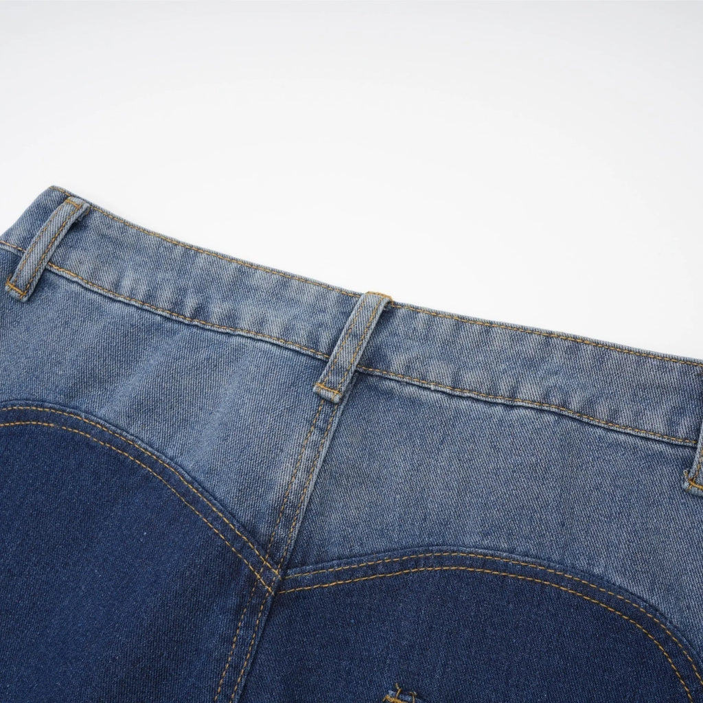 Giuliana Jeans - High Waist Design - Cut - Out Detail - Panel Detailing - Belt Loops