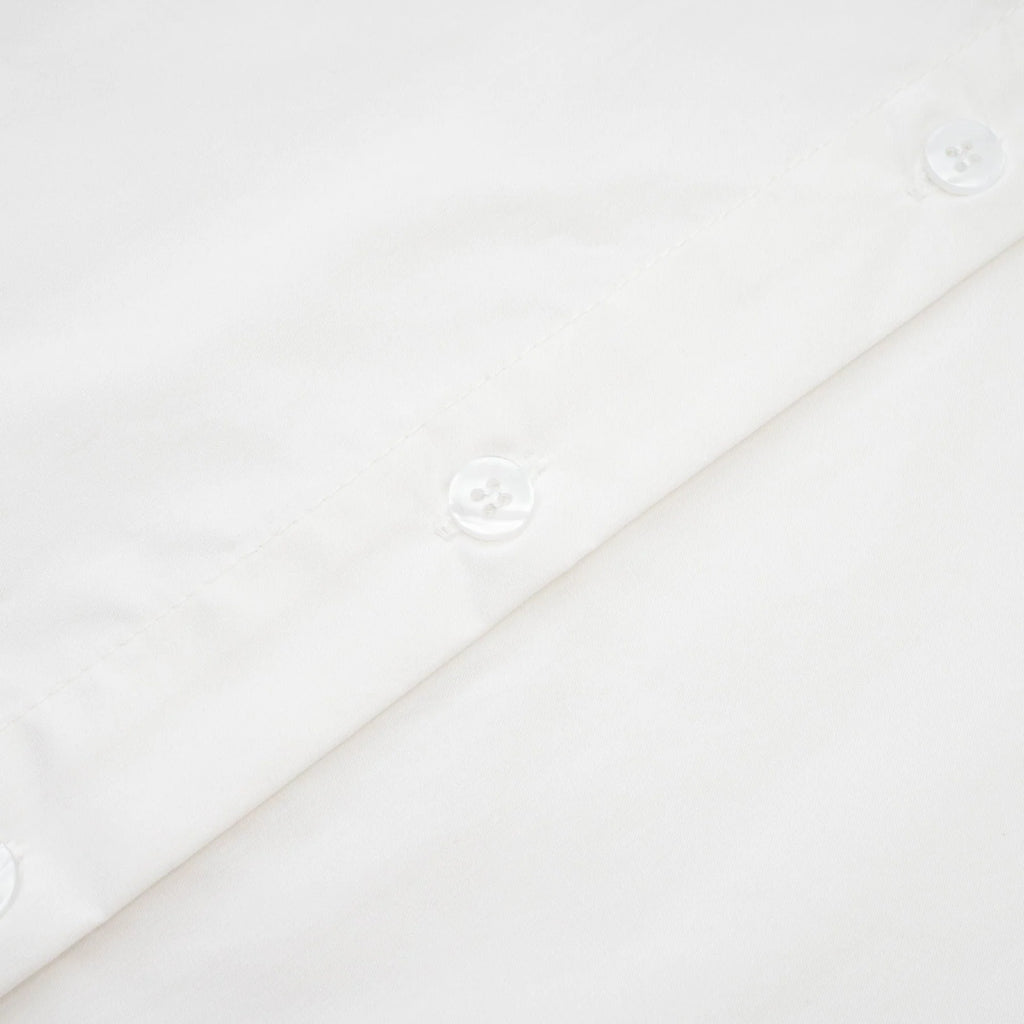 Guenda Shirt - Point Collar - Long Sleeves - Buttoned Cuffs - Front Button Fastening