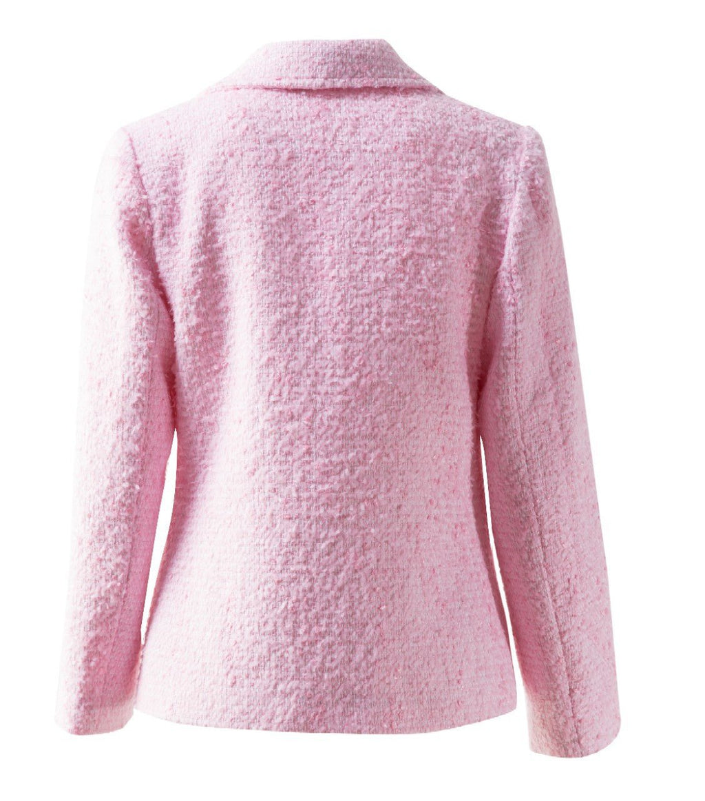 Hannah Blazer - Tailored Fit - Modern Twist - Elegant Pockets - Button Accents - Vintage - Inspired Appeal