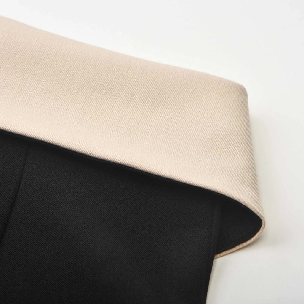 Haven Trousers - High - Rise Contrast Collar - Panelled Tailoring - Flared Legs - Structured fit - Versatile Style