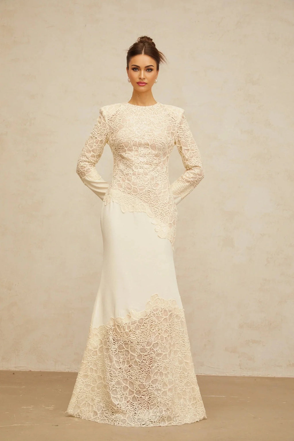 Holly Maxi Dress Sequined Floral Embroidery