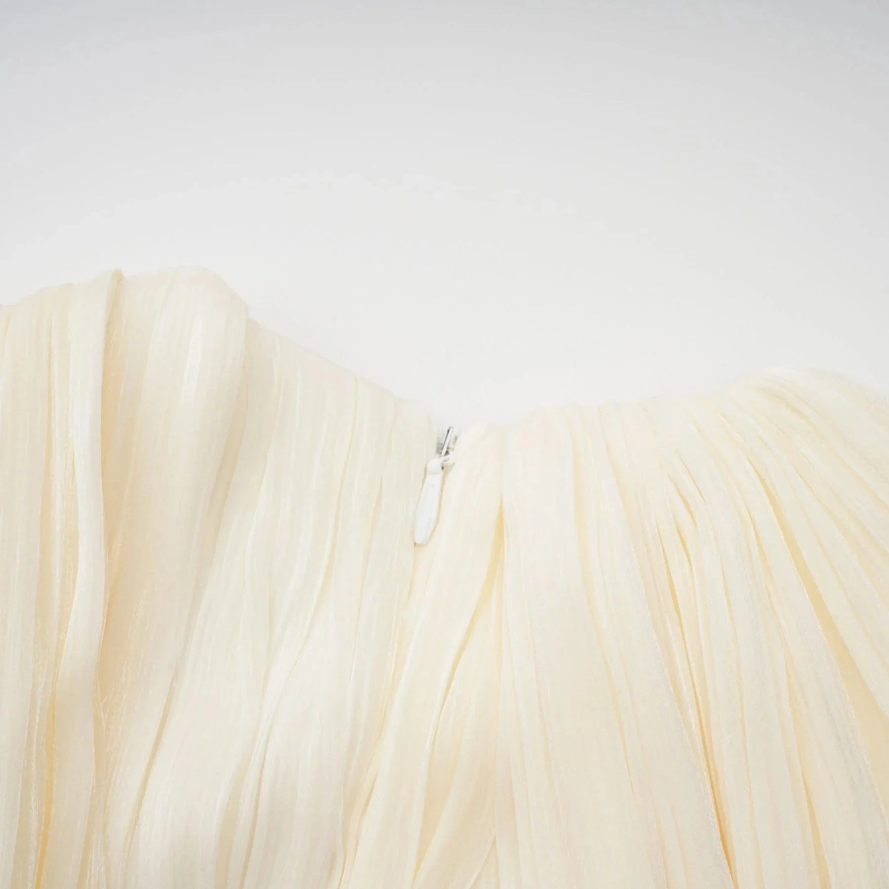 Ines Mini Dress Pleated Ribbon Design & Glitter Detail