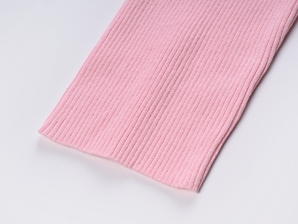 Irene Slim Fit Long Sleeve Top - Tie - Neck Detail - Button Front with Decorative Pockets