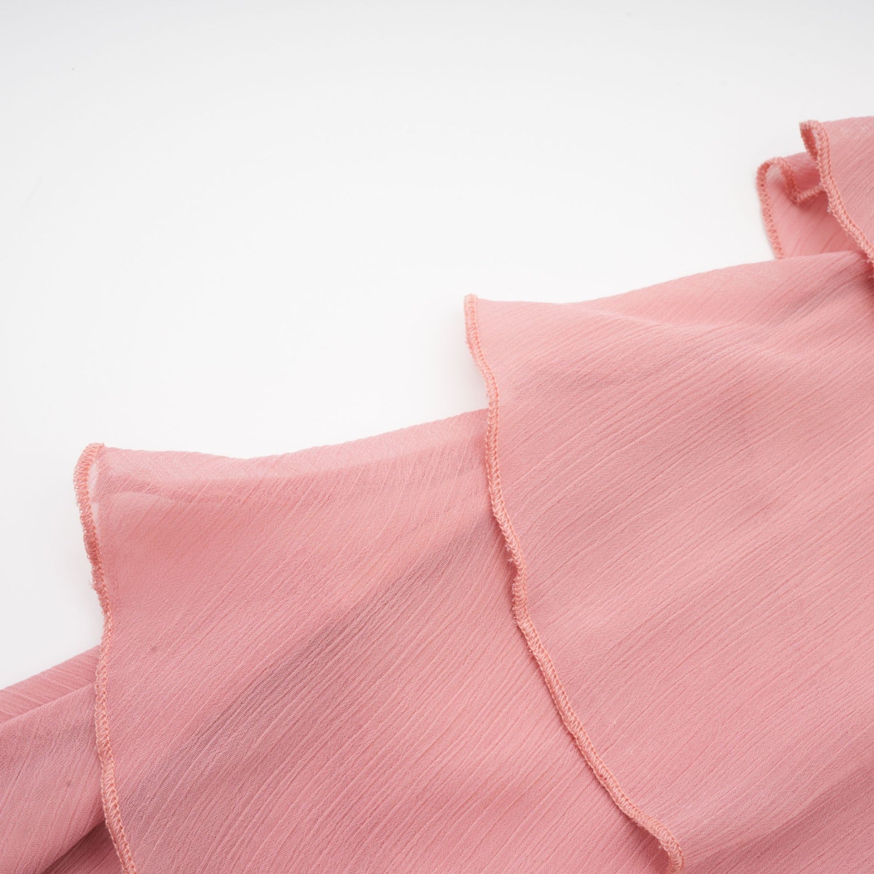 Isabella Pink Mini Dress - Sleeveless Halterneck - Ruffled Tiered Design - Mini Length - Side Zip Fastening