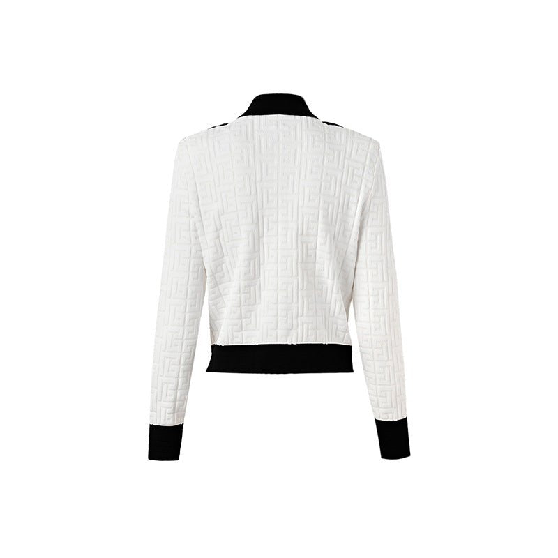 Isla Cropped Jacket – Military - Inspired – Gold - Tone Buttons – Tailored Fit