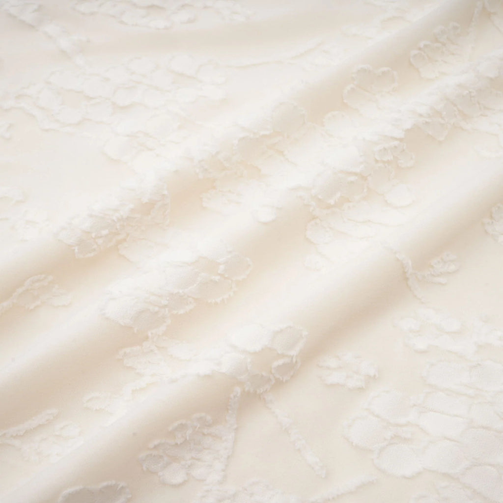 Ivory Jacquard Maxi Dress With Corset Detail