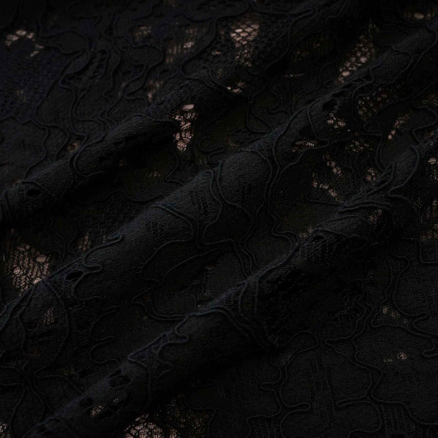 Janessa Mini Dress Black Lace Strapless Ribbon Pierced