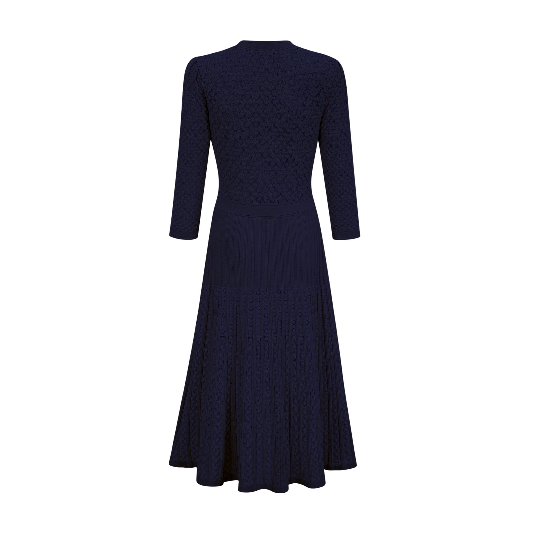 Jayla Long Sleeve Midi Dress in Vibrant Blue