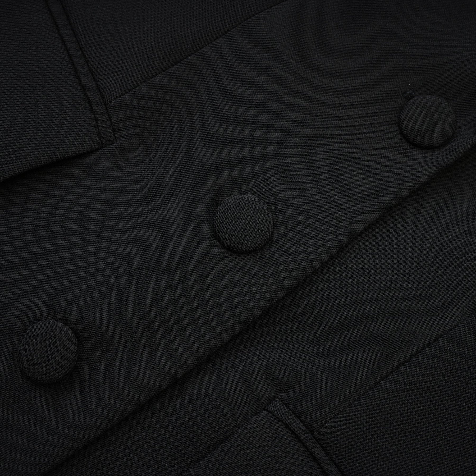 Julia Blazer - Long Sleeves - Notched Lapels - Crystal Embellishment - Fitted Waistline
