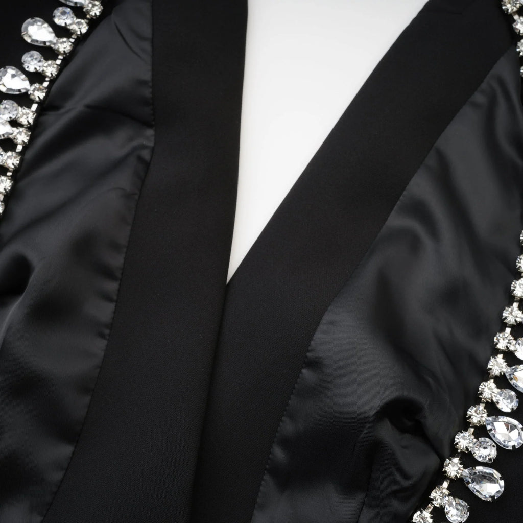 Julia Blazer with Crystal Embellishment & Scoop Back
