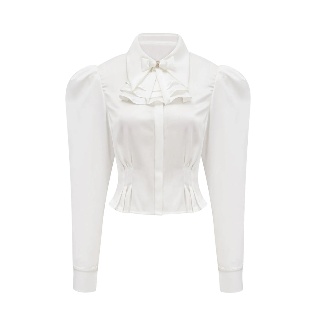 Julia Monochrome Vest, Shirt & Skirt Set