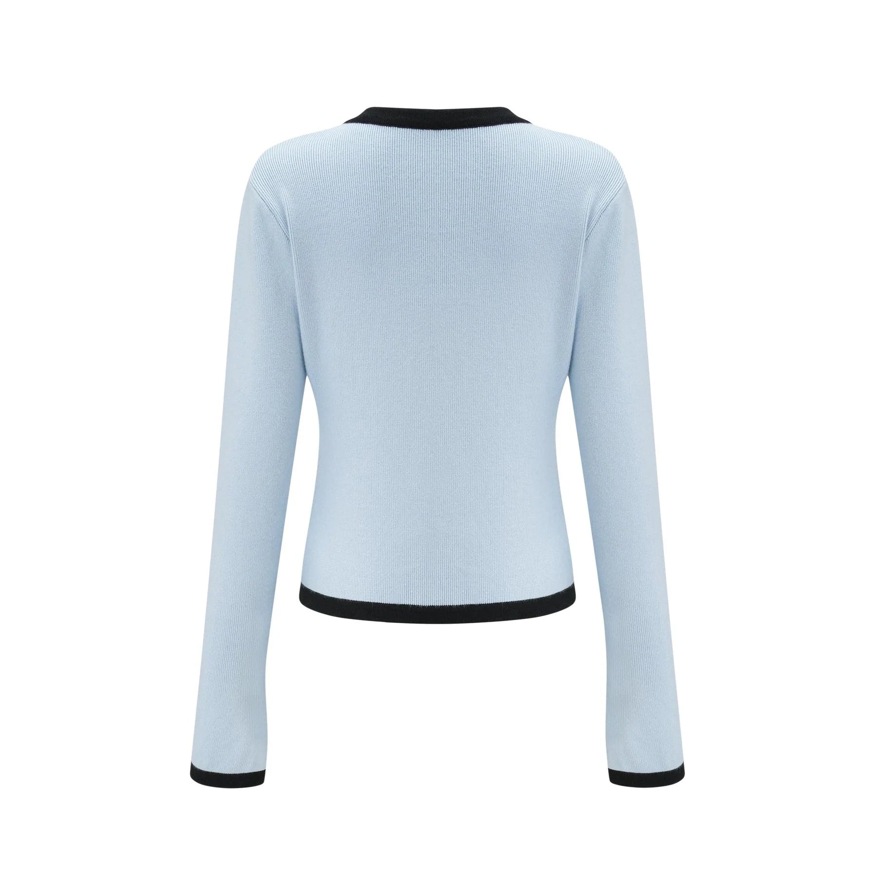 Julia Skirt & Top Set in Blue Long Sleeve Button Detail Matching