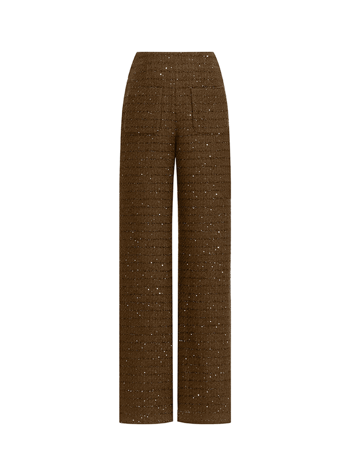 Juliet Trousers - High - Waisted Fit - Wide - Leg Silhouette - Suitable For Formal Events, Office Wear, Chic Casual Styling - Premium Quality