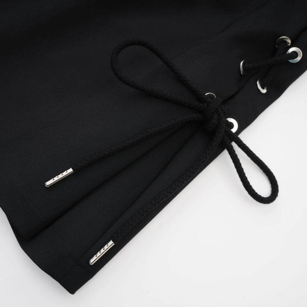 Kadence Dress - Black - Sleeveless - V - Neck - Pocket & Zip Fastening