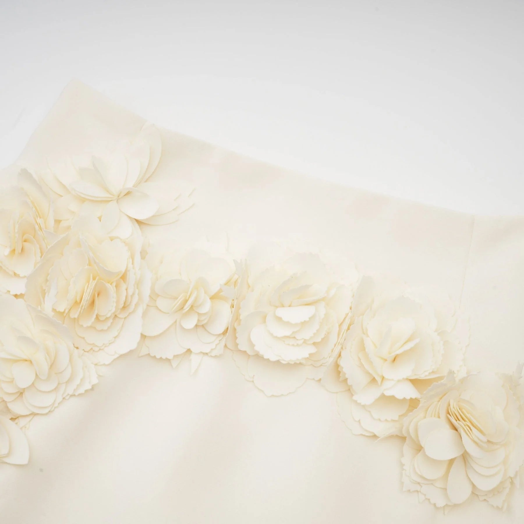 Kaitlin Jacket & Skirt – Neutrals – Floral Appliqué – Cropped