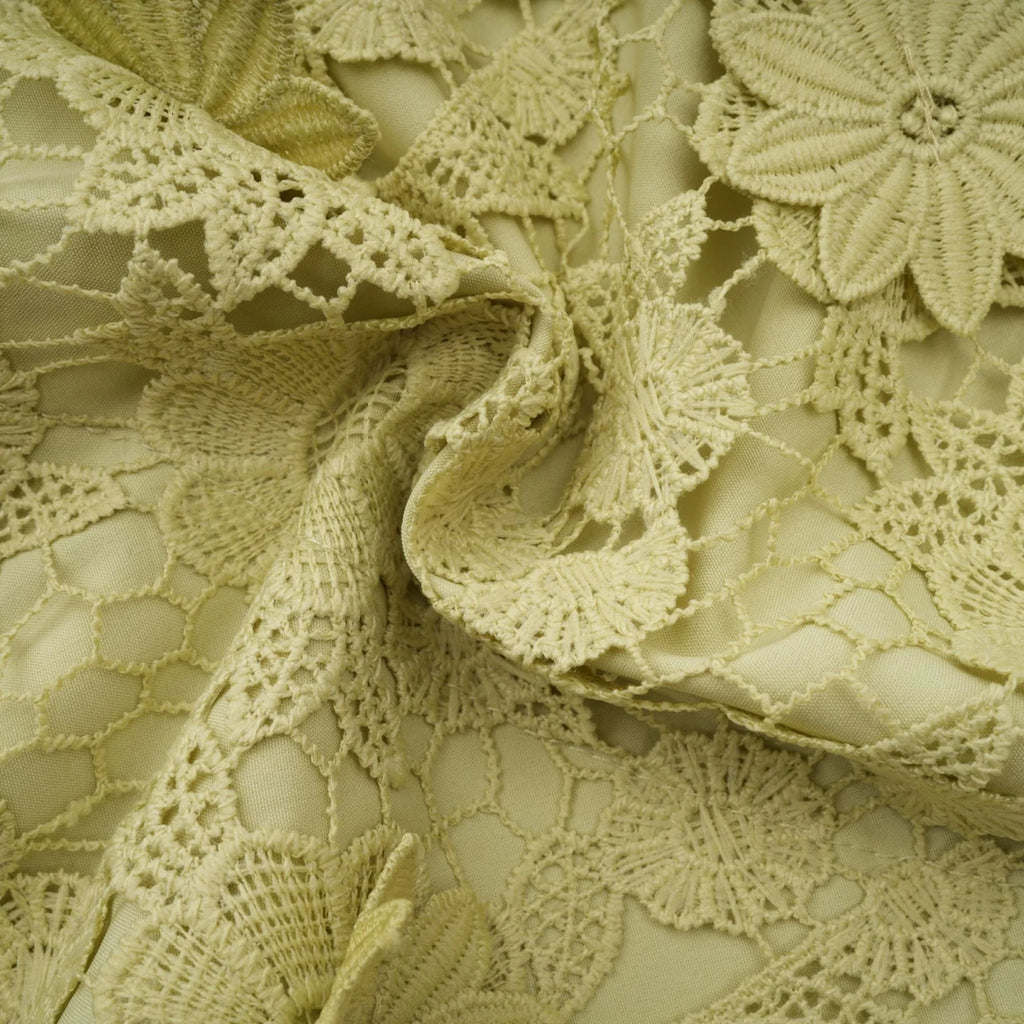 Kaitlin Shirt & Skirt Green Floral Embroidered Set