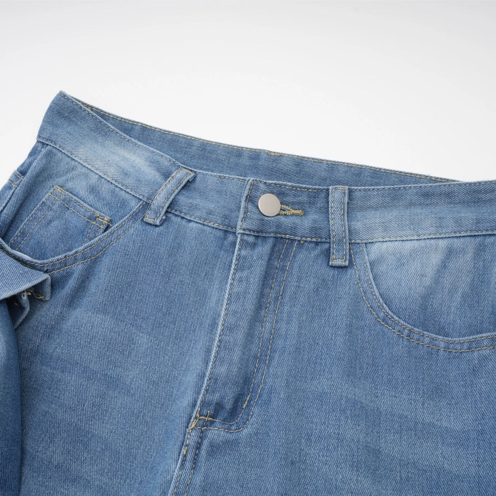 Khloe Jeans Wide Leg with Bow Detail