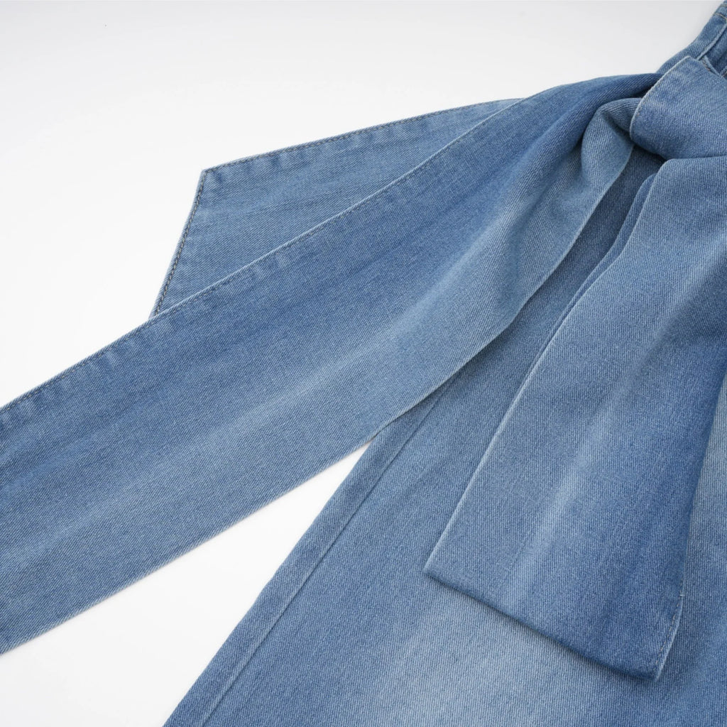 Khloe Jeans Wide Leg with Bow Detail