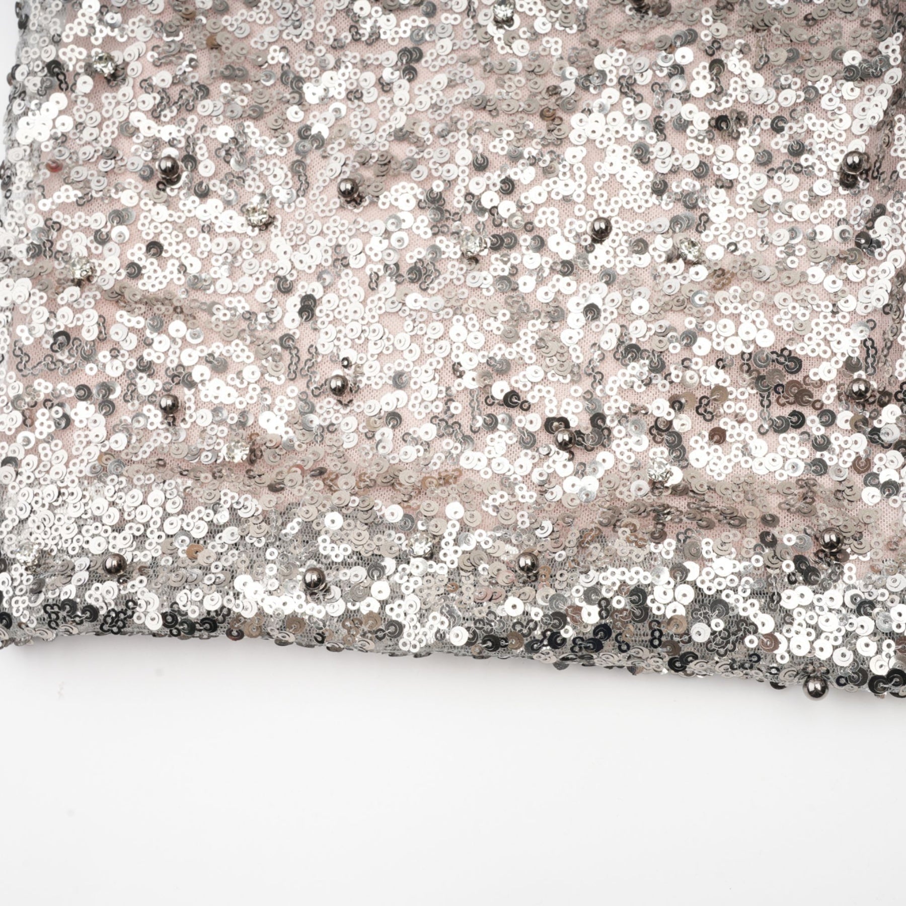 Kiara Maxi Dress - Asymmetric One - Sleeve Design with Attached Scarf & Sequin Embellishments