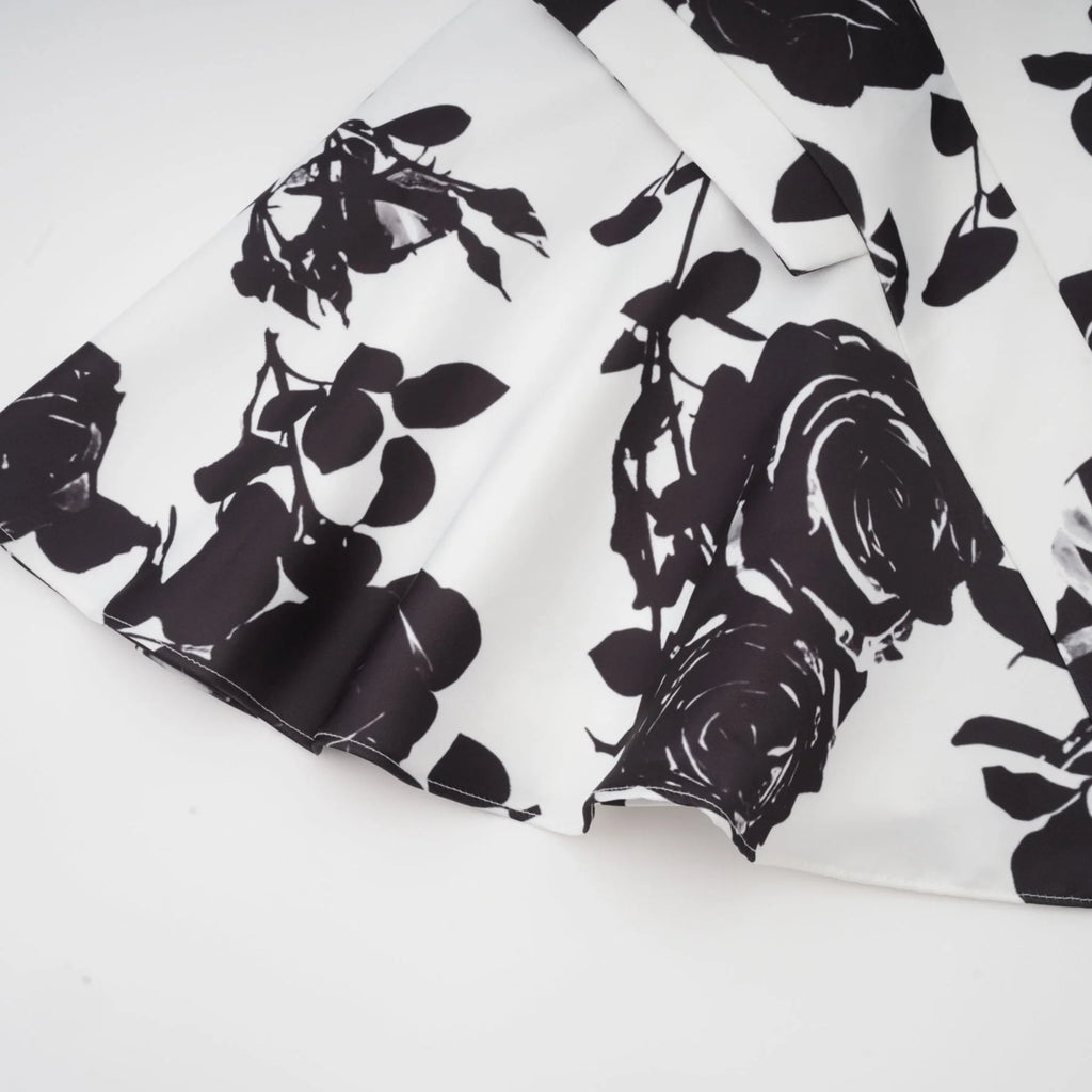 Kiara Shirt & Skirt Floral Print Matching Set