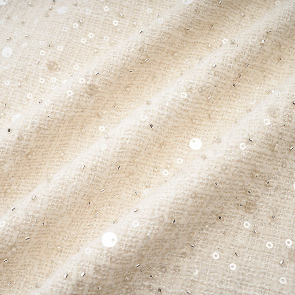 Kiera Aurora Sequin Cut - Out Mini Dress in White