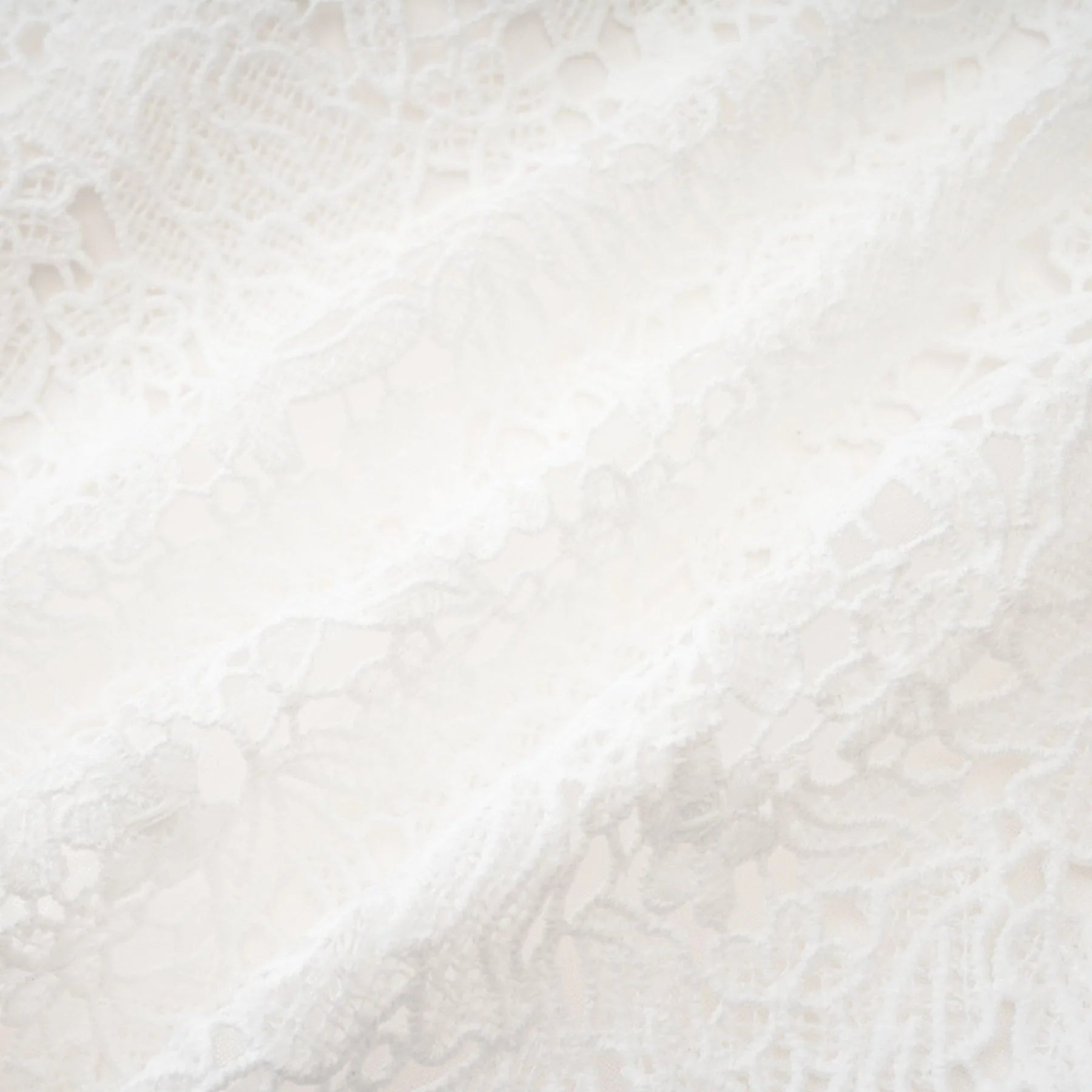 Kimberly Mini Dress White Lace Cut Out Ruffle Hem
