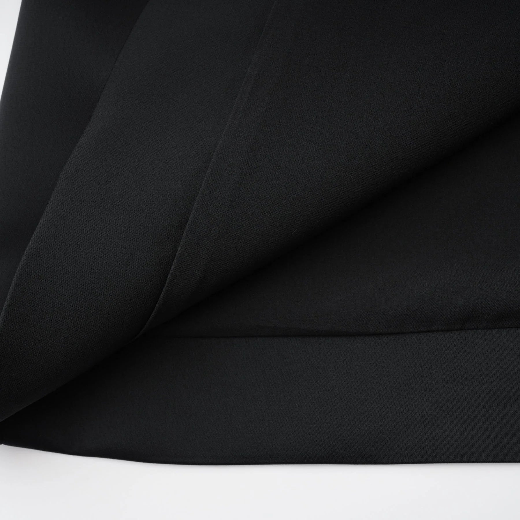 Laila Dress Black Flared Crystal Embellished & Pleated