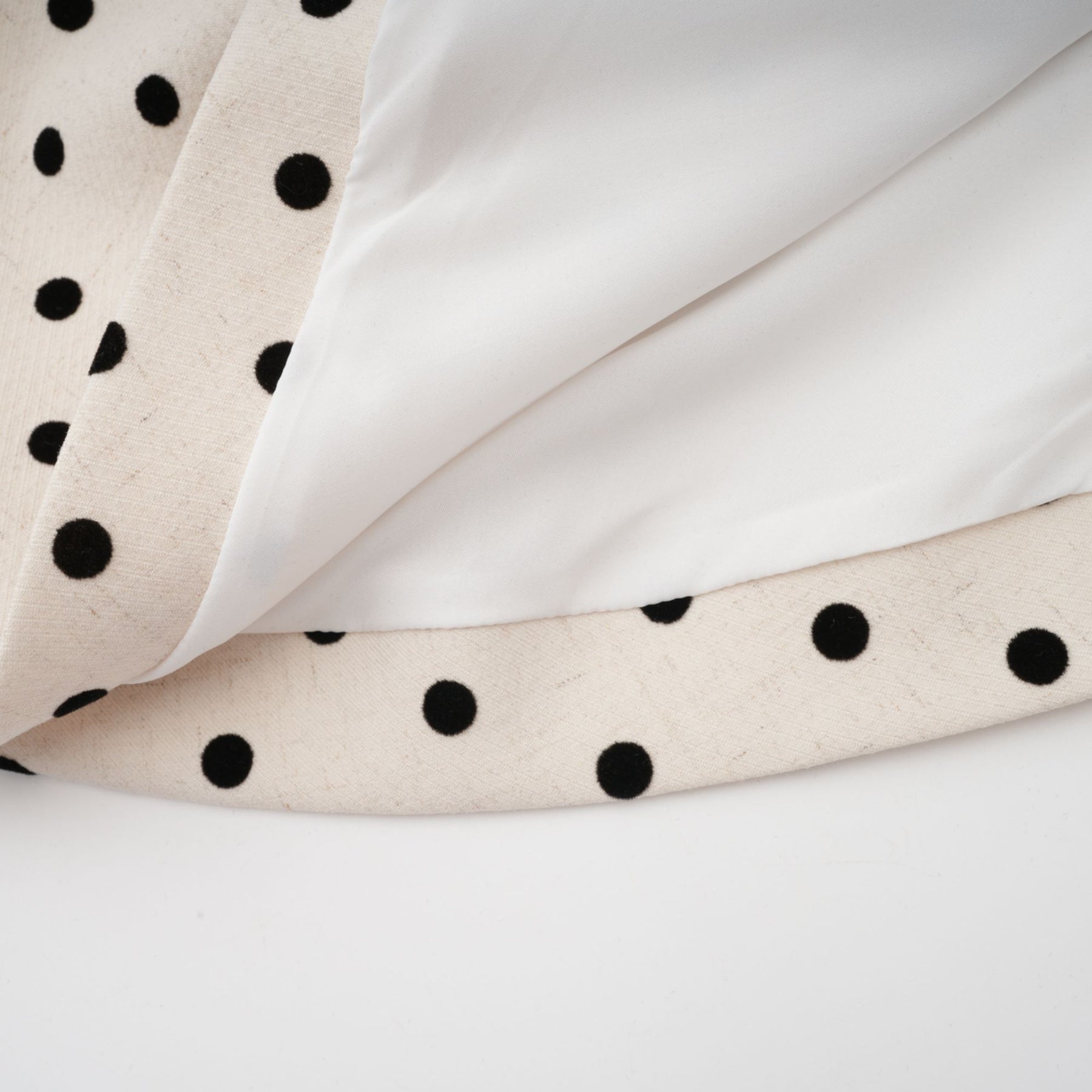 Laila Mini Dress - Polka - Dot Print Square Neck Puff Skirt