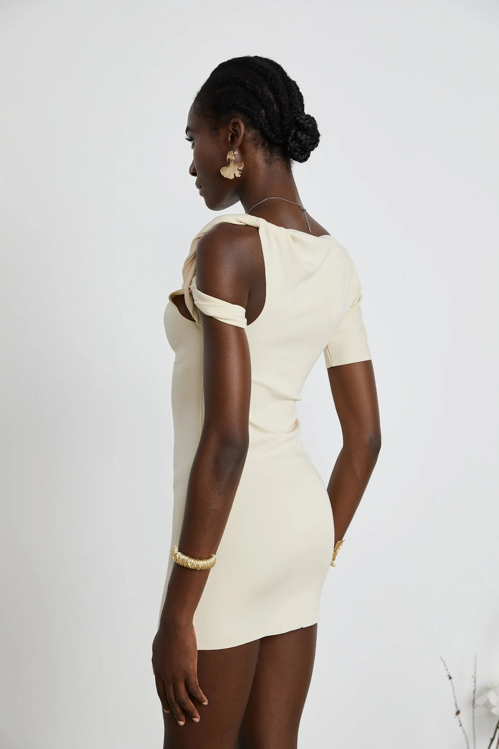 Laila Mini Dress with Asymmetrical Design