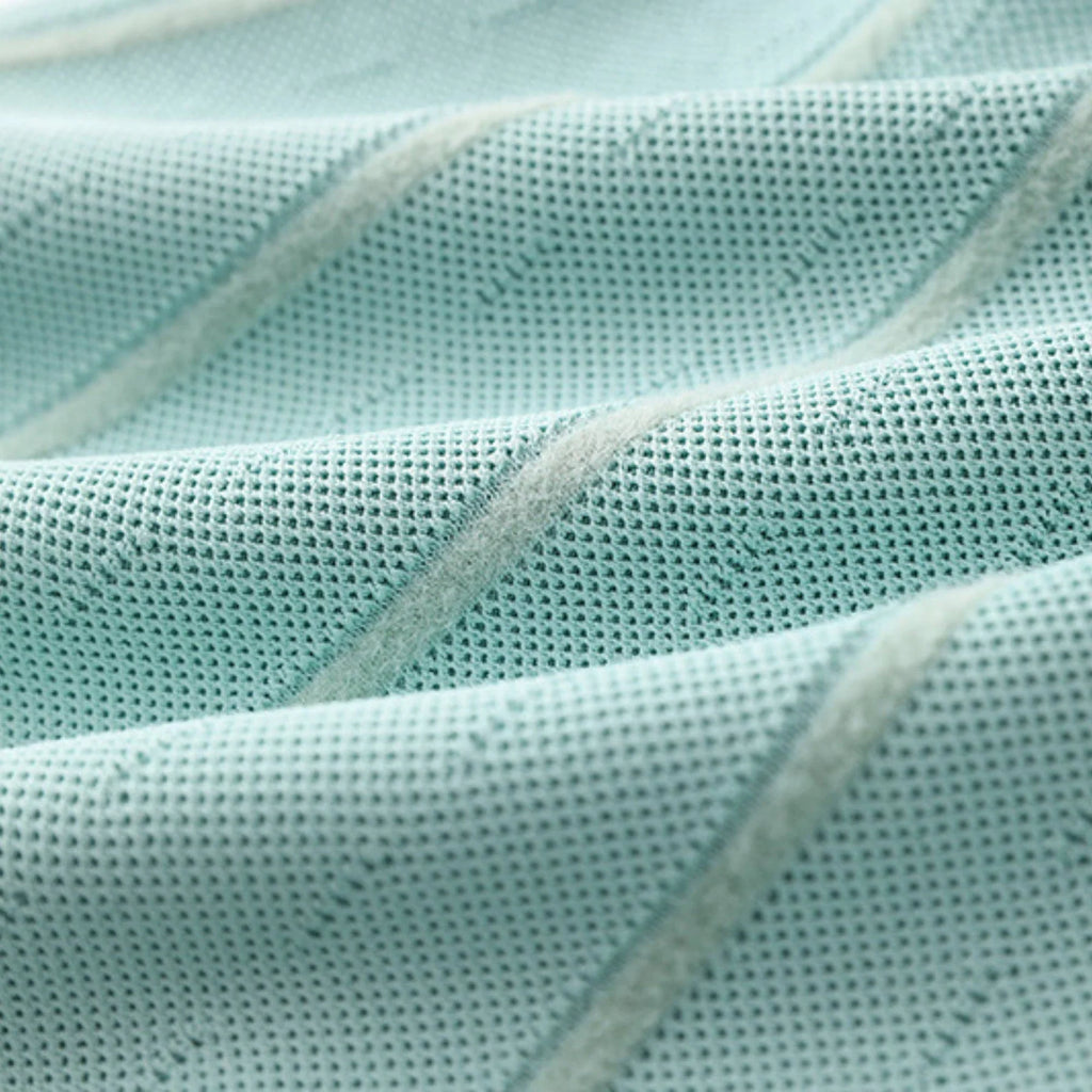 Lana Mini Dress Light Green Halter Flare Knit