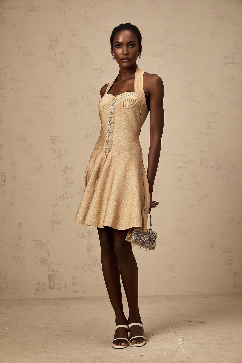 Landry Halterneck Mini Dress