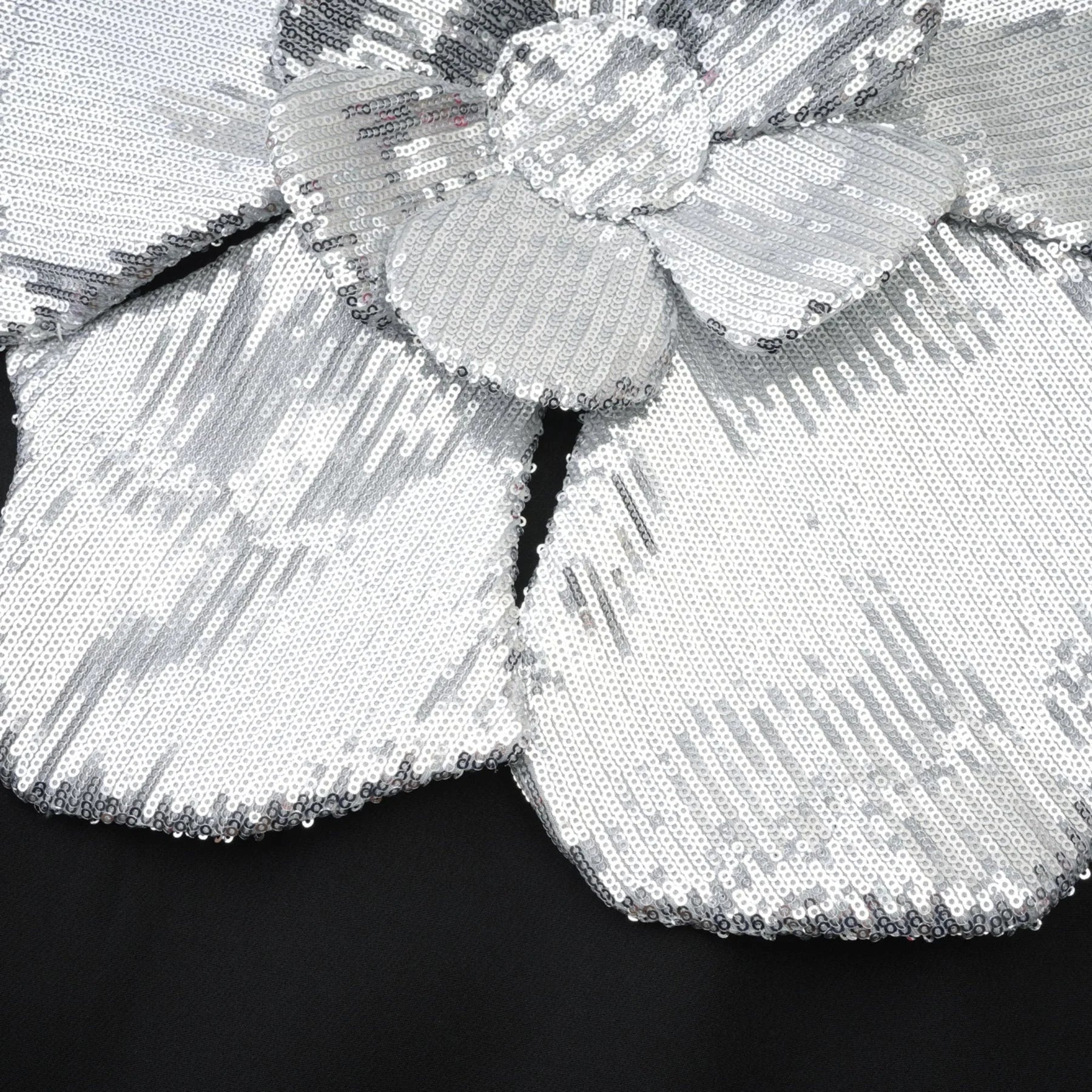 Laura Mini Dress Sequin Flower Glamour