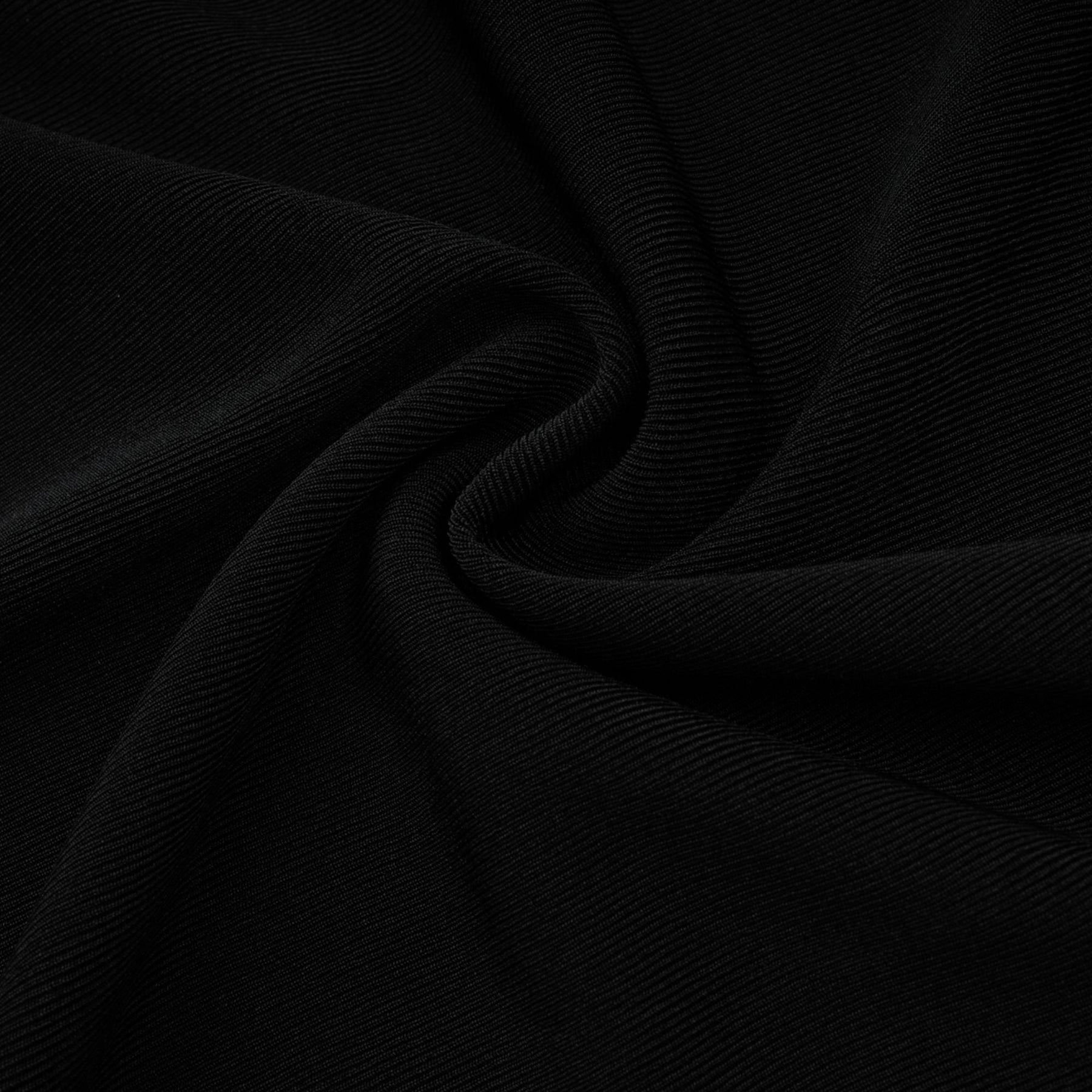 Lavinia Black Floral Maxi Dress with Halterneck and Slouchy Hood