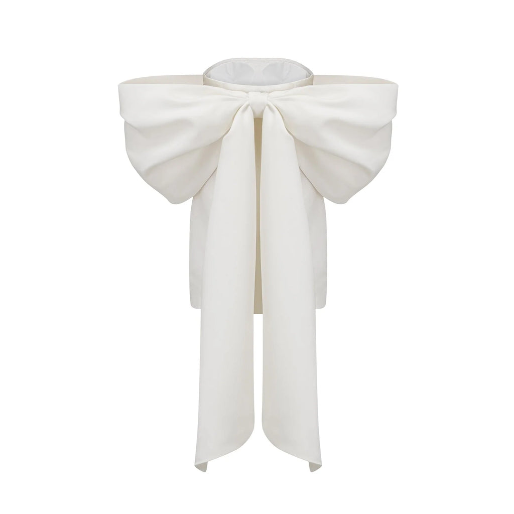 Leilani Mini Dress with Oversize Bow Detail