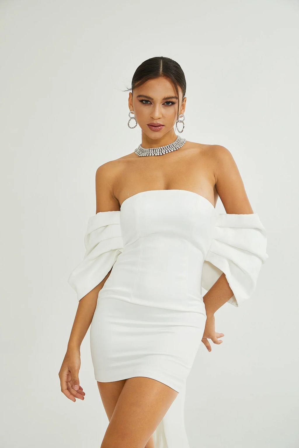 Leilani Mini Dress with Oversize Bow Detail